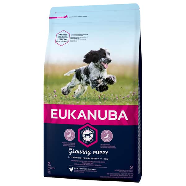 Eukanuba Puppy Medium Welpen Hundefutter 1